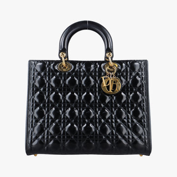 Lady DiorBlackPatent15-BO-1110 Cレディディオールブラックパテント15-BO-1110 C