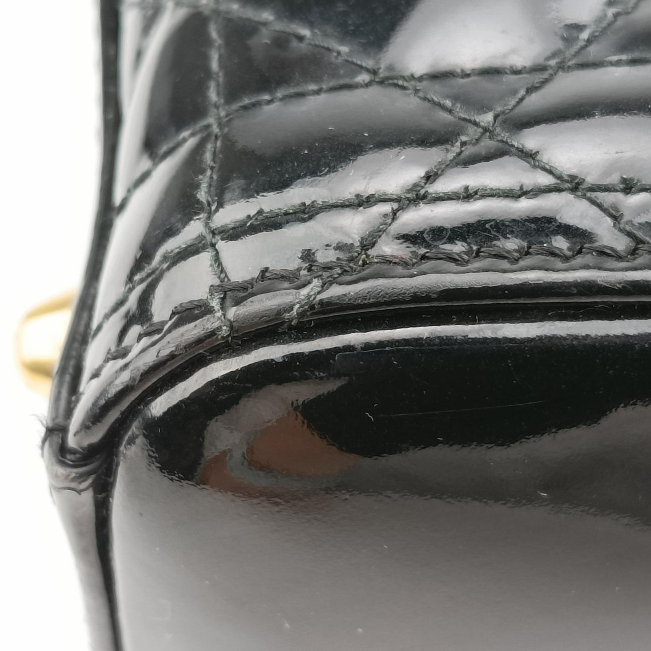 Lady DiorBlackPatent15-BO-1110 Cレディディオールブラックパテント15-BO-1110 C