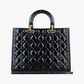 Lady DiorBlackPatent15-BO-1110 Cレディディオールブラックパテント15-BO-1110 C