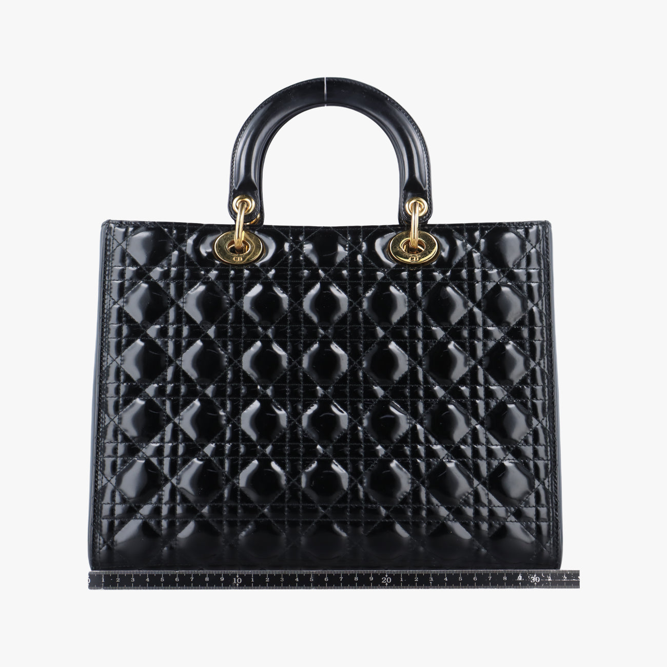 Lady DiorBlackPatent15-BO-1110 Cレディディオールブラックパテント15-BO-1110 C