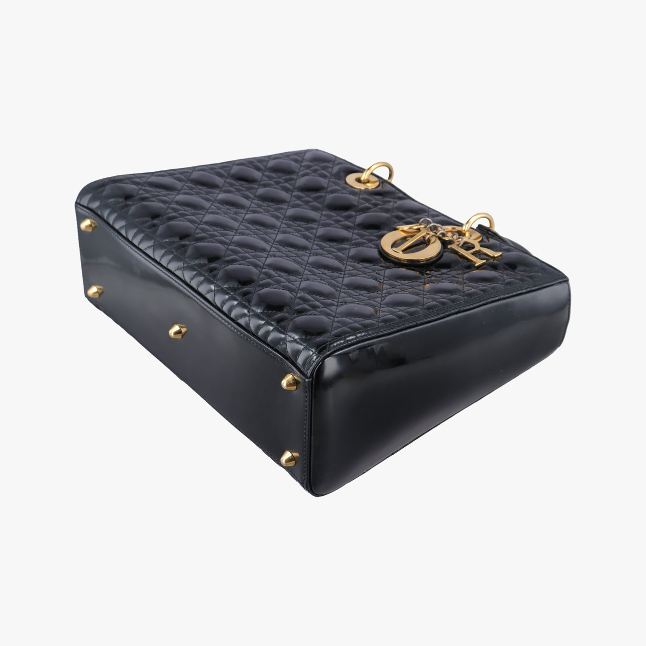 Lady DiorBlackPatent15-BO-1110 Cレディディオールブラックパテント15-BO-1110 C
