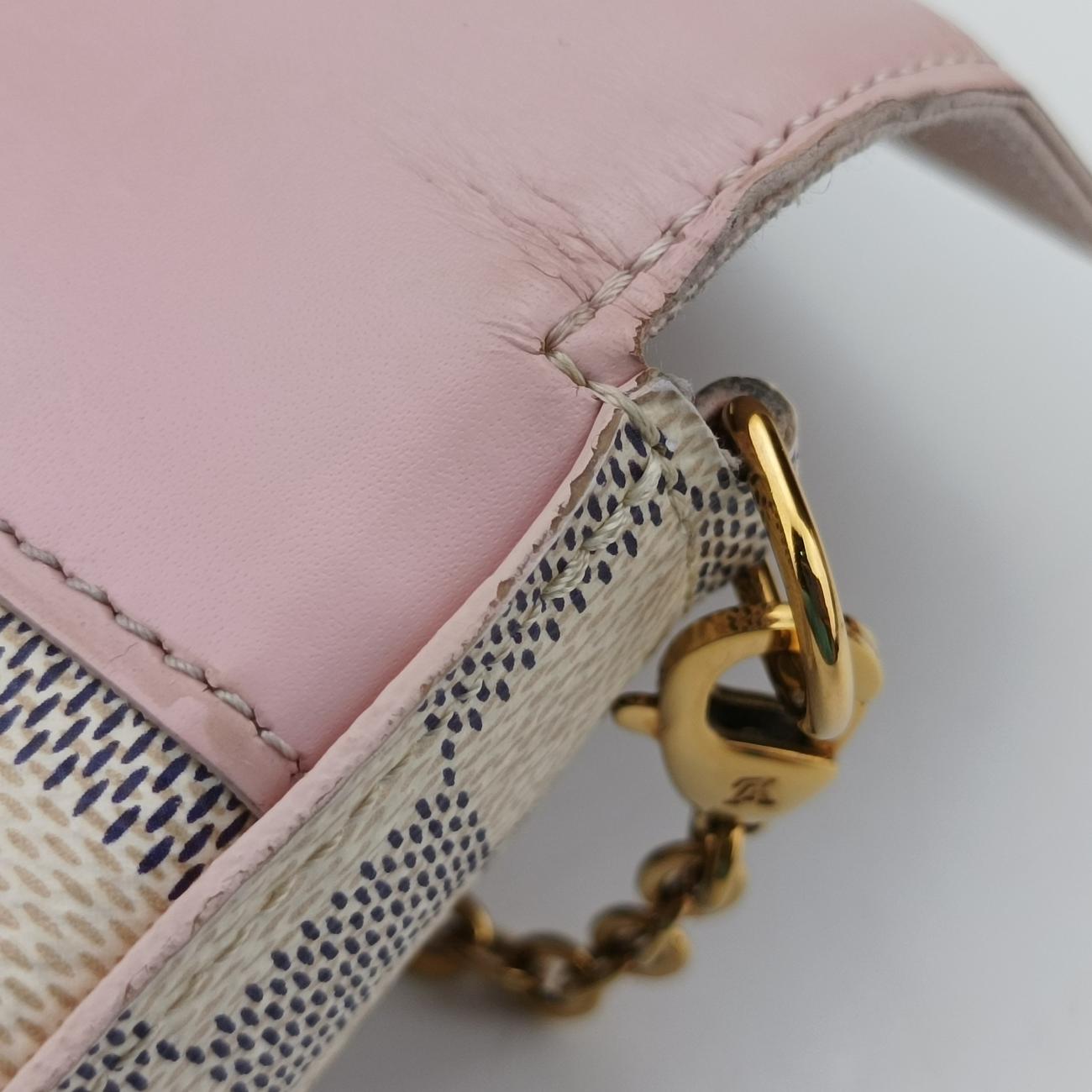 Pochette FeLICIEAZUR×Eau De RoseDamier CanvasN60235MI1148ポシェットフェリシーGMアズール×オードローズダミエキャンバスN60235MI1148