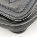 IntrecciatoBlue x Navy x BlacklambskinB06104607Bイントレチャートブルー×ネイビー×ブラックラムスキンB06104607B