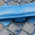 IntrecciatoBlue x Navy x BlacklambskinB06104607Bイントレチャートブルー×ネイビー×ブラックラムスキンB06104607B
