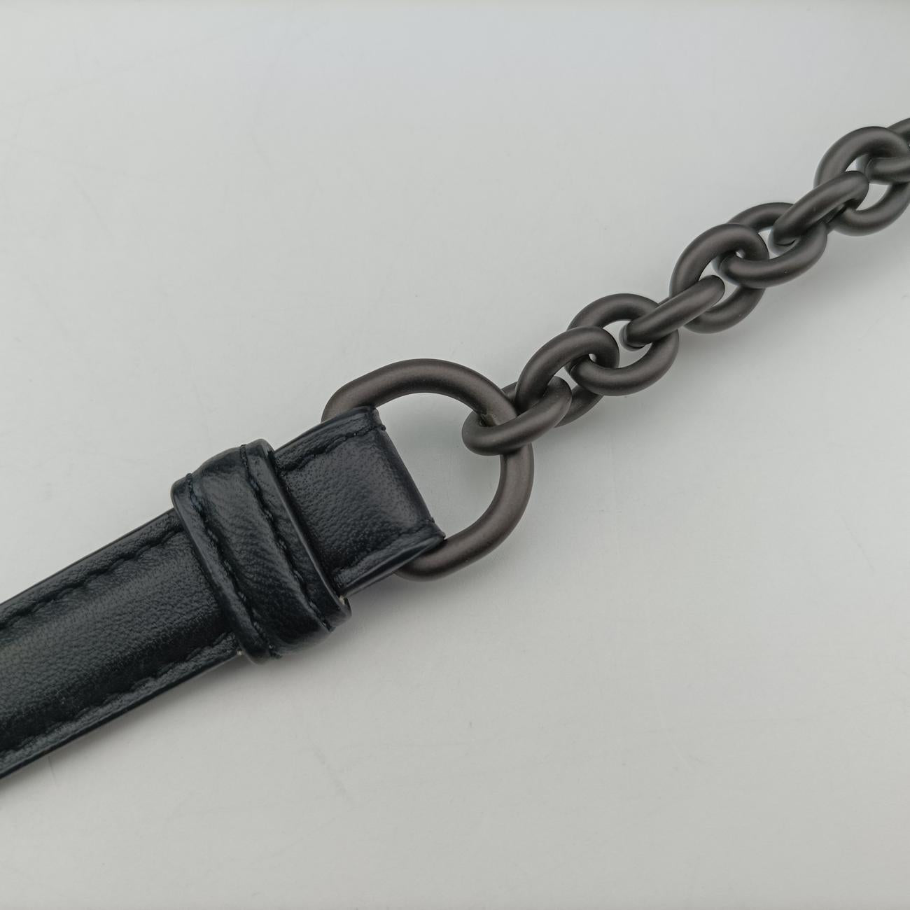 IntrecciatoBlue x Navy x BlacklambskinB06104607Bイントレチャートブルー×ネイビー×ブラックラムスキンB06104607B