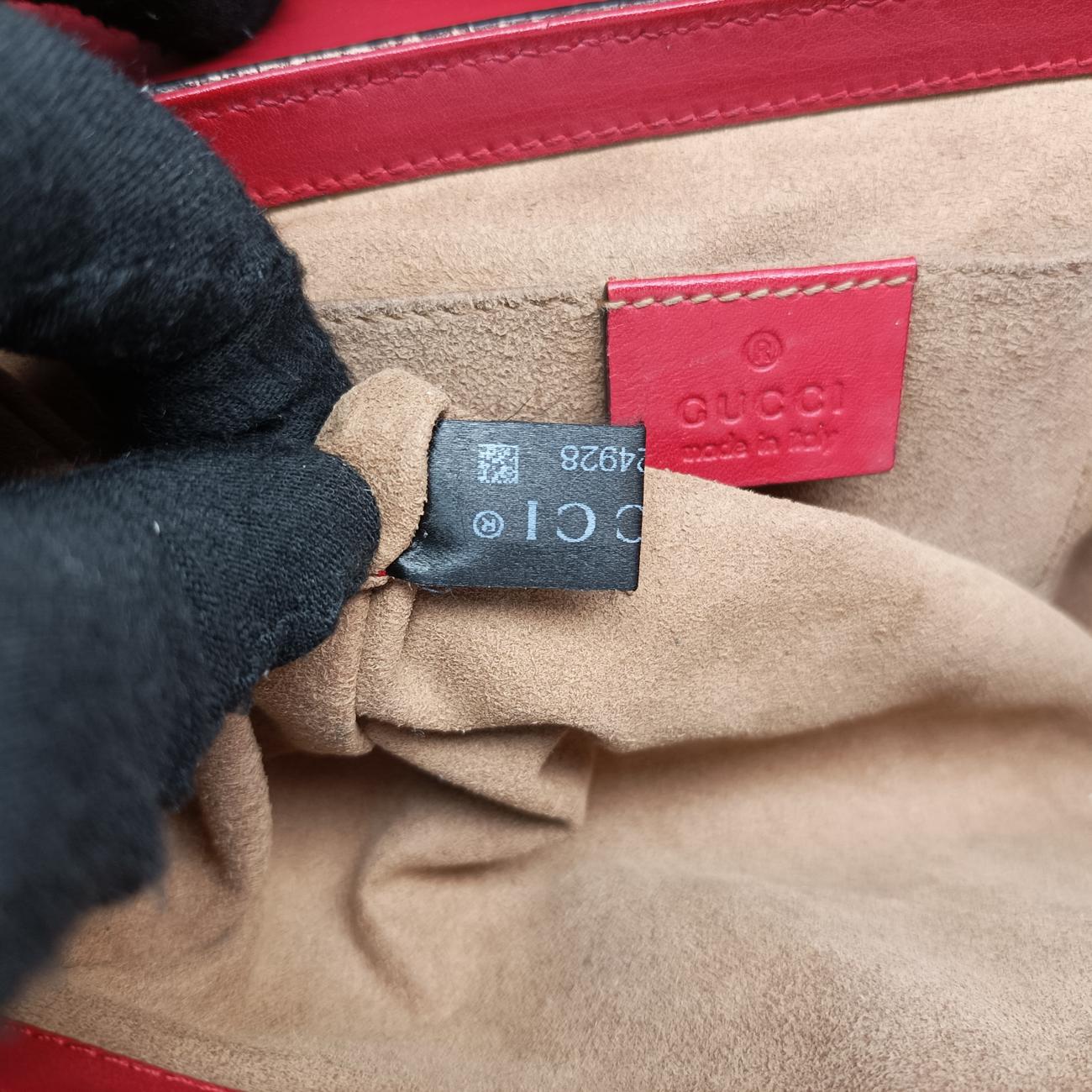 Padlockbeige×red×pinkPVC coated canvas×Leather409487I019024928パドロックベージュ×レッド×ピンクPVCコーティングキャンバス×レザー409487I019024928