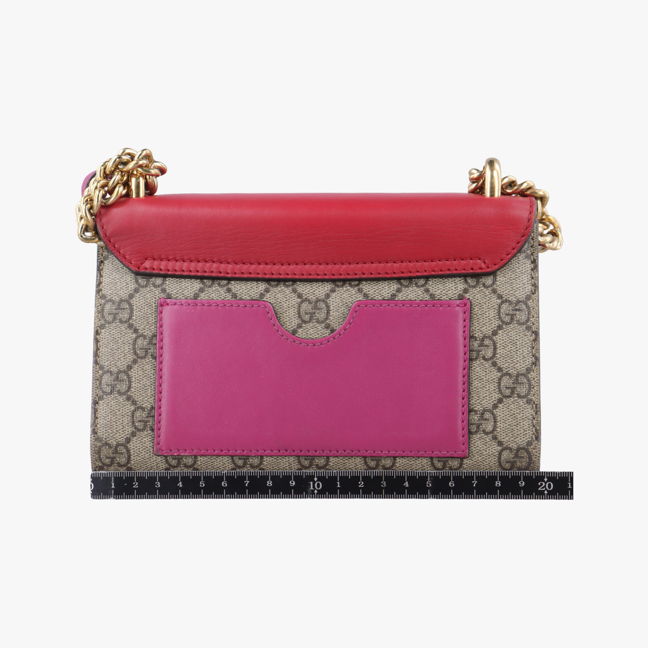 Padlockbeige×red×pinkPVC coated canvas×Leather409487I019024928パドロックベージュ×レッド×ピンクPVCコーティングキャンバス×レザー409487I019024928