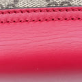 Padlockbeige×red×pinkPVC coated canvas×Leather409487I019024928パドロックベージュ×レッド×ピンクPVCコーティングキャンバス×レザー409487I019024928