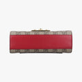 Padlockbeige×red×pinkPVC coated canvas×Leather409487I019024928パドロックベージュ×レッド×ピンクPVCコーティングキャンバス×レザー409487I019024928