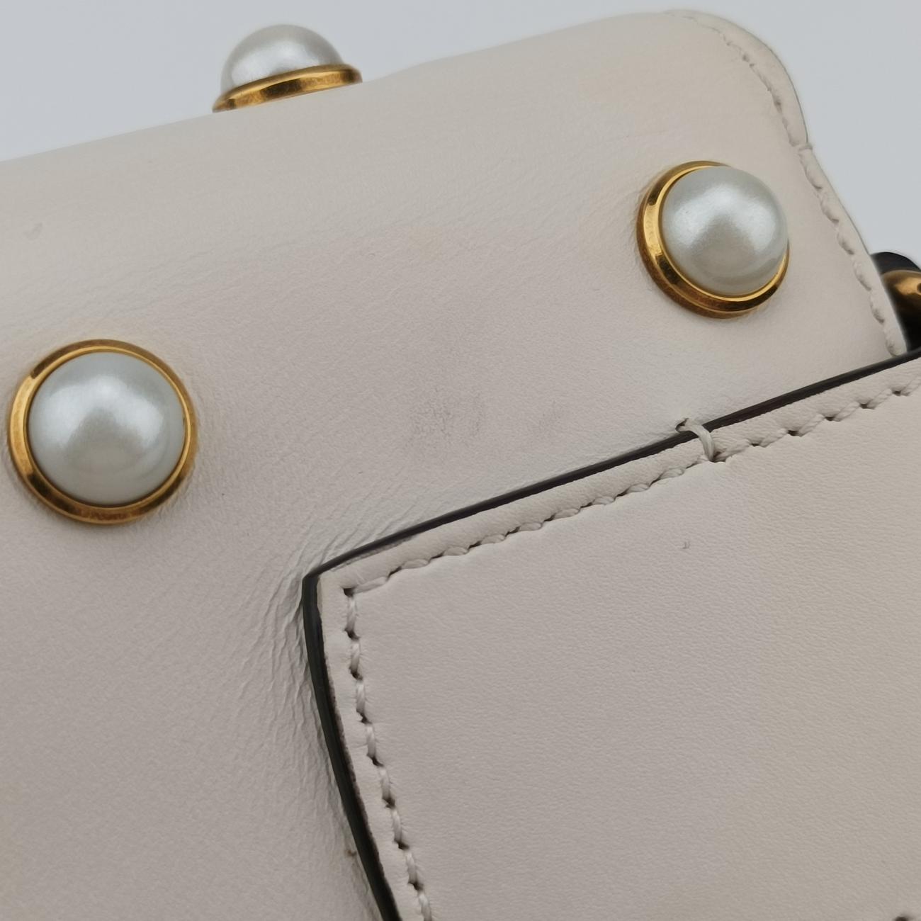 Broadway Pearl BeeWhiteLeather453778G023328364ブロードウェイ パール ビーホワイトレザー453778G023328364
