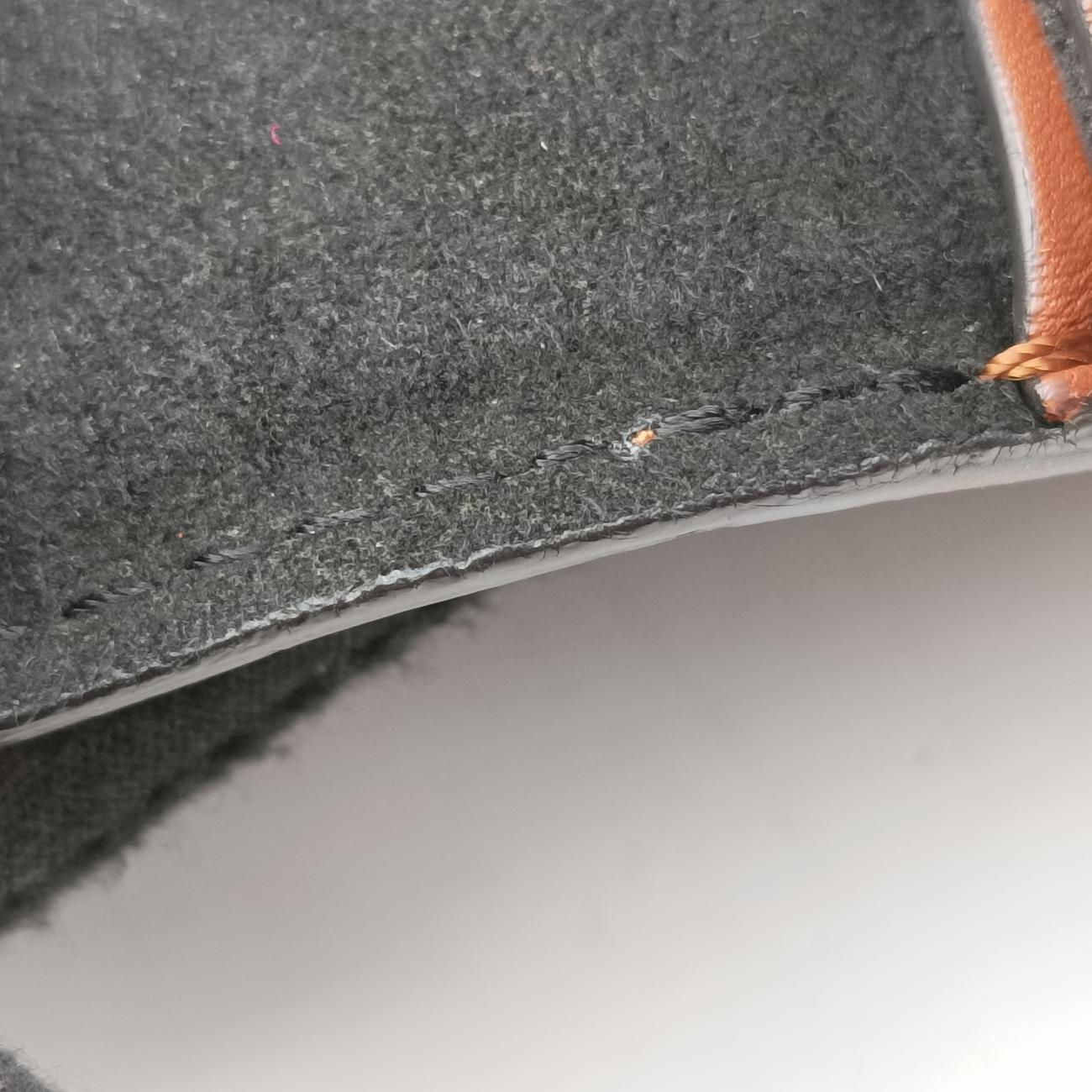 Dauphine MINIBlack x White x BrownleatherM55073GI1189ドーフィーヌMINIブラック×ホワイト×ブラウンレザーM55073GI1189