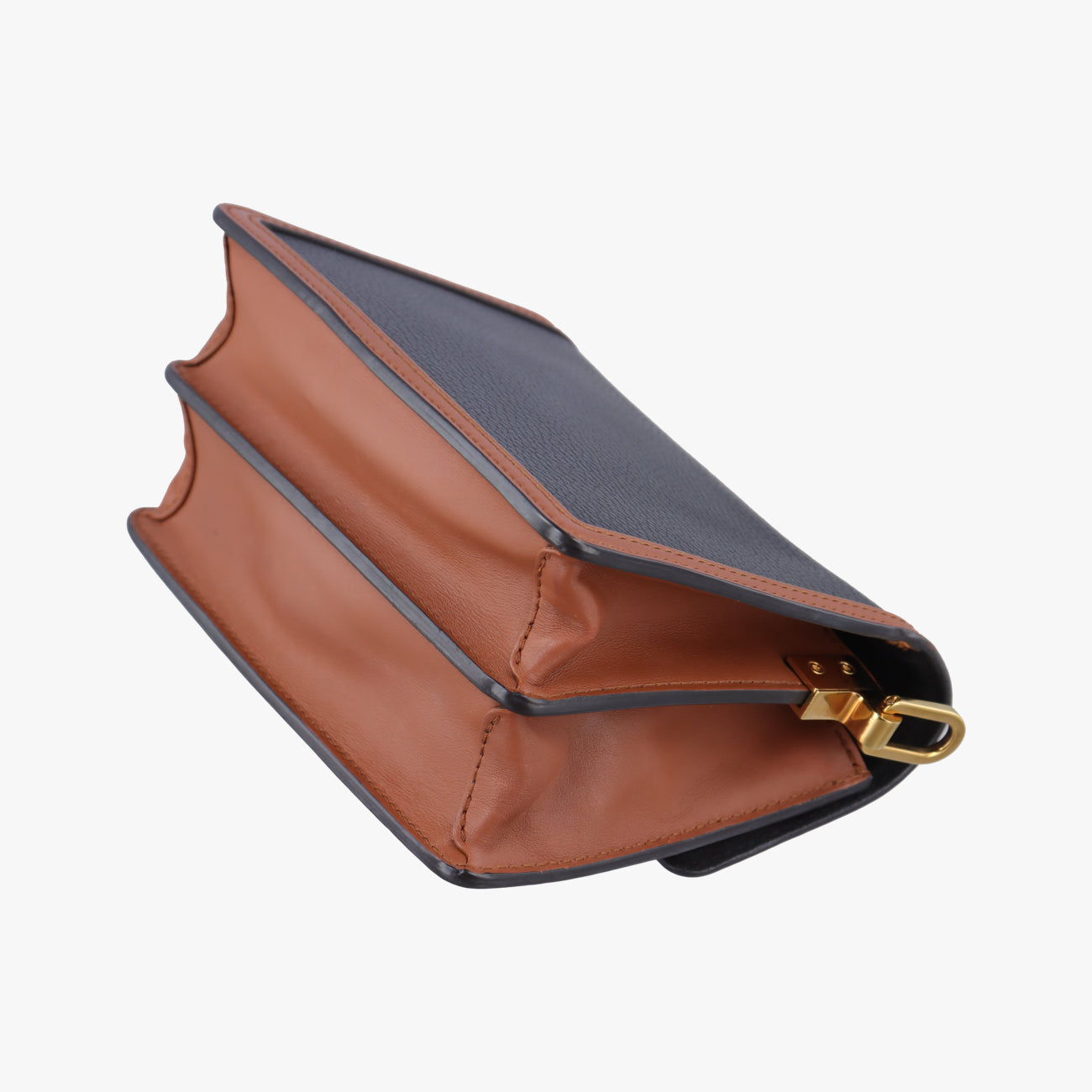 Dauphine MINIBlack x White x BrownleatherM55073GI1189ドーフィーヌMINIブラック×ホワイト×ブラウンレザーM55073GI1189