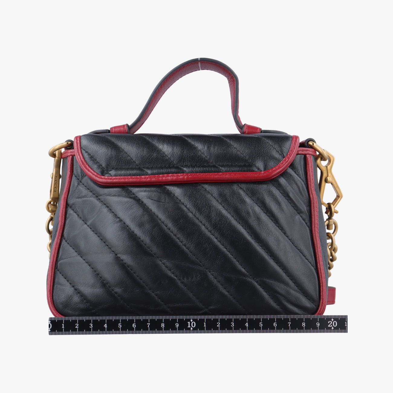 GG MarmontBlack×RedLeather583571B030273753GGマーモントブラック×レッドレザー583571B030273753