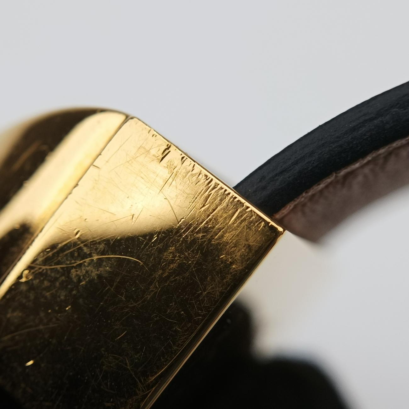 Collier de ChienBlack×goldenLeather × GPS R?Qコリエ ド シアンブラック×ゴールドレザー×GPS R?Q