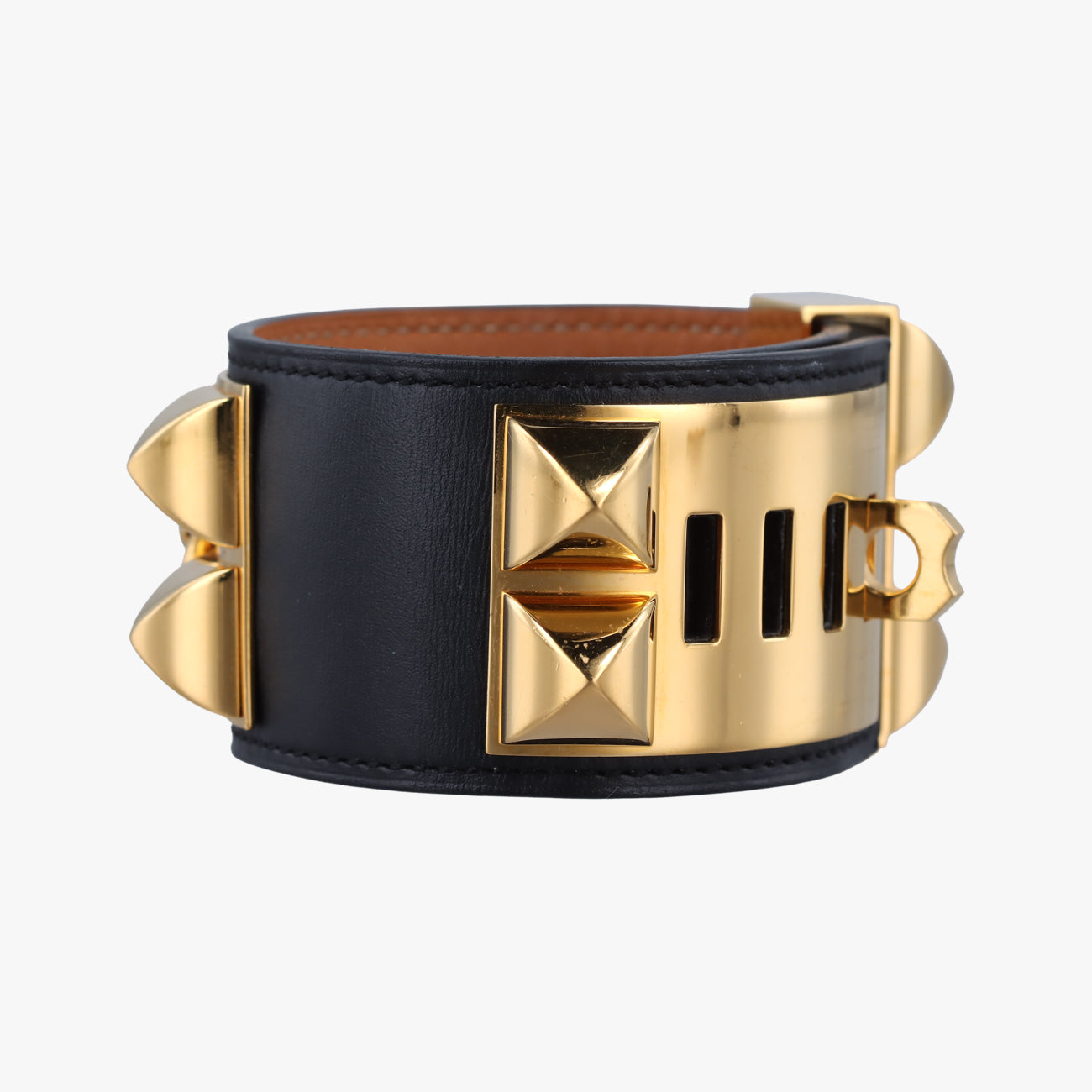 Collier de ChienBlack×goldenLeather × GPS R?Qコリエ ド シアンブラック×ゴールドレザー×GPS R?Q