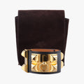 Collier de ChienBlack×goldenLeather × GPS R?Qコリエ ド シアンブラック×ゴールドレザー×GPS R?Q