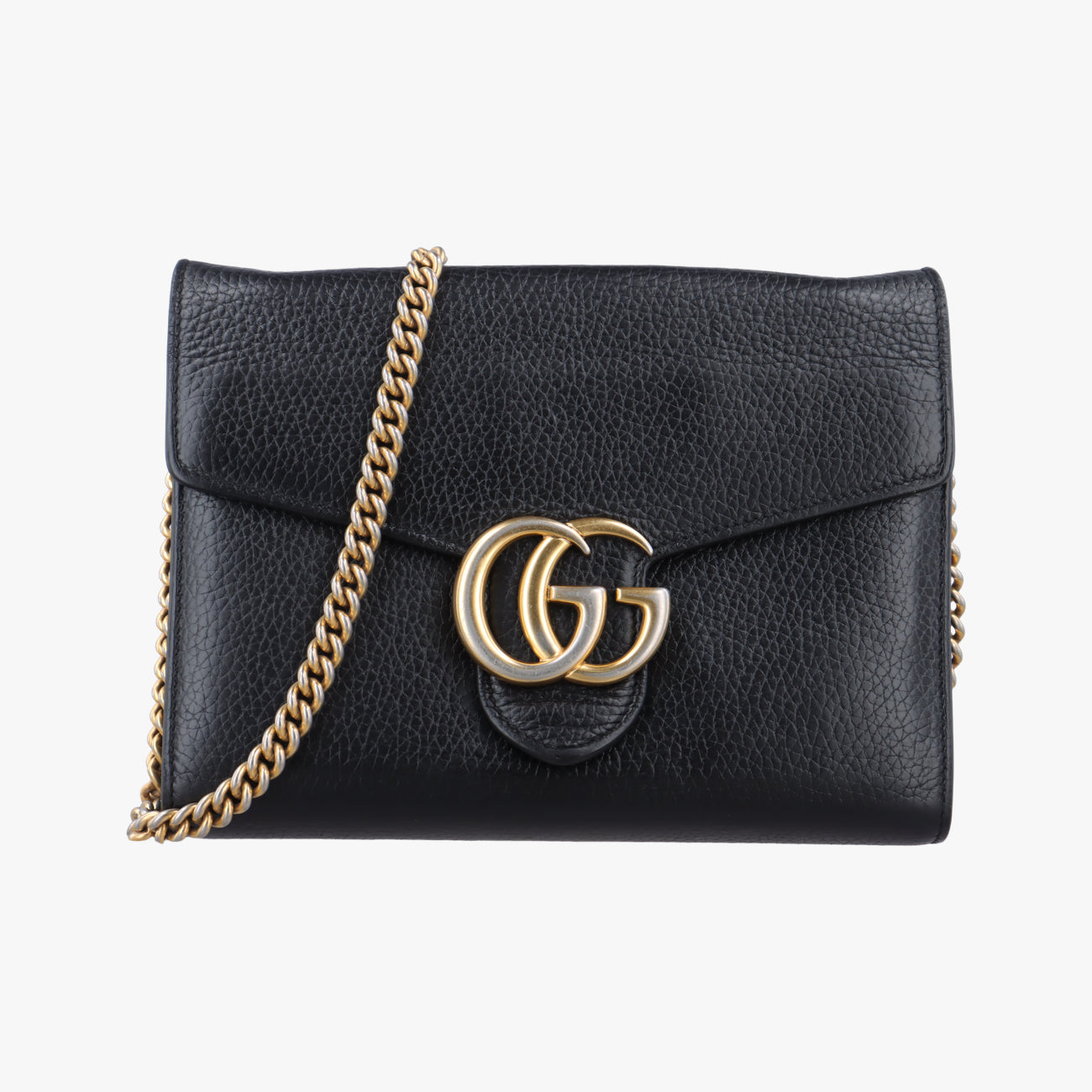 GG MarmontBlackLeather401232GGマーモントブラックレザー401232