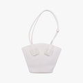 Small basketWhiteLeatherICチップスモール バスケットホワイトレザーICチップ
