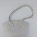 Small basketWhiteLeatherICチップスモール バスケットホワイトレザーICチップ