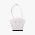 Small basketWhiteLeatherICチップスモール バスケットホワイトレザーICチップ