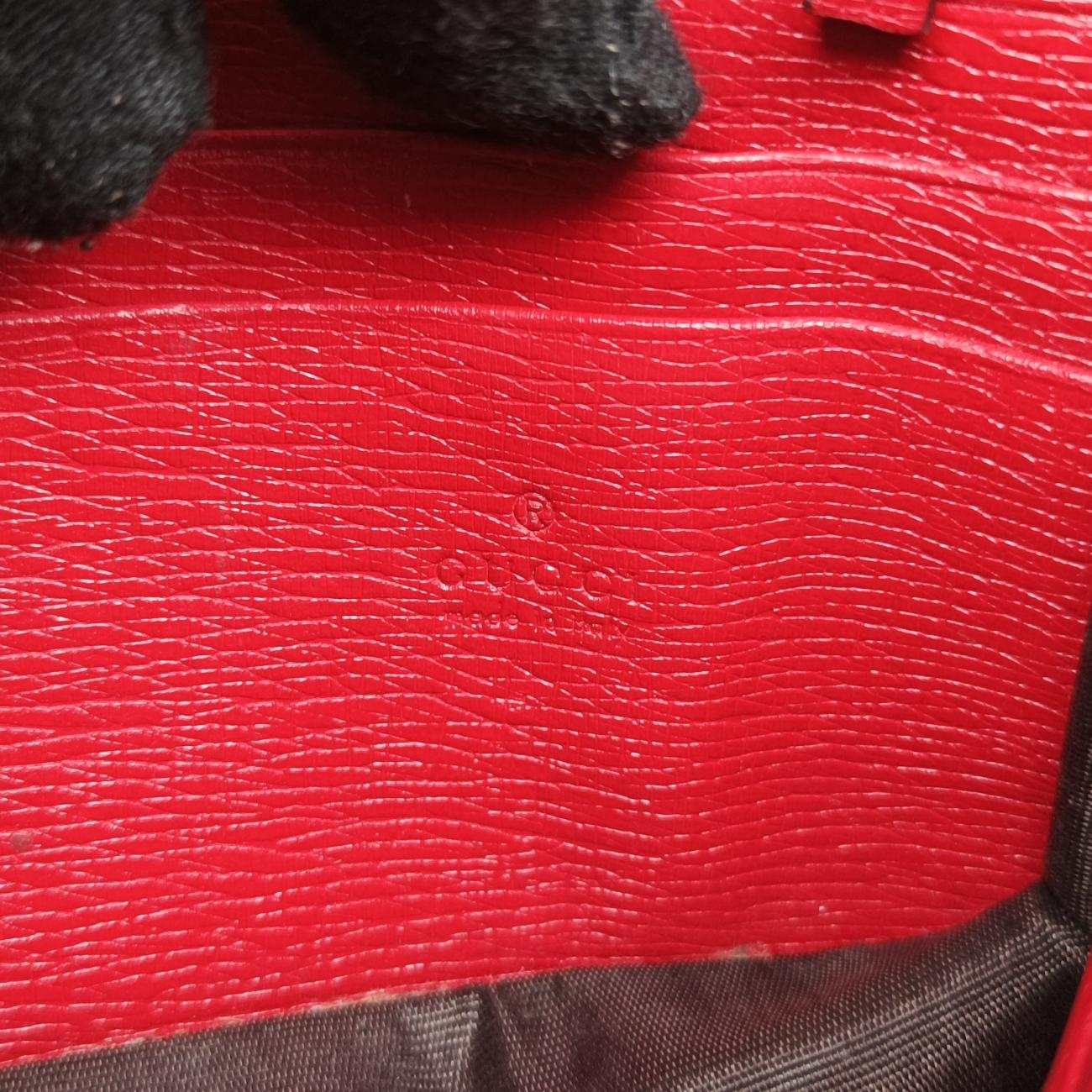 Interlocking G Blossom BettyRedLeather354697インターロッキングG ブロッサム ベティレッドレザー354697