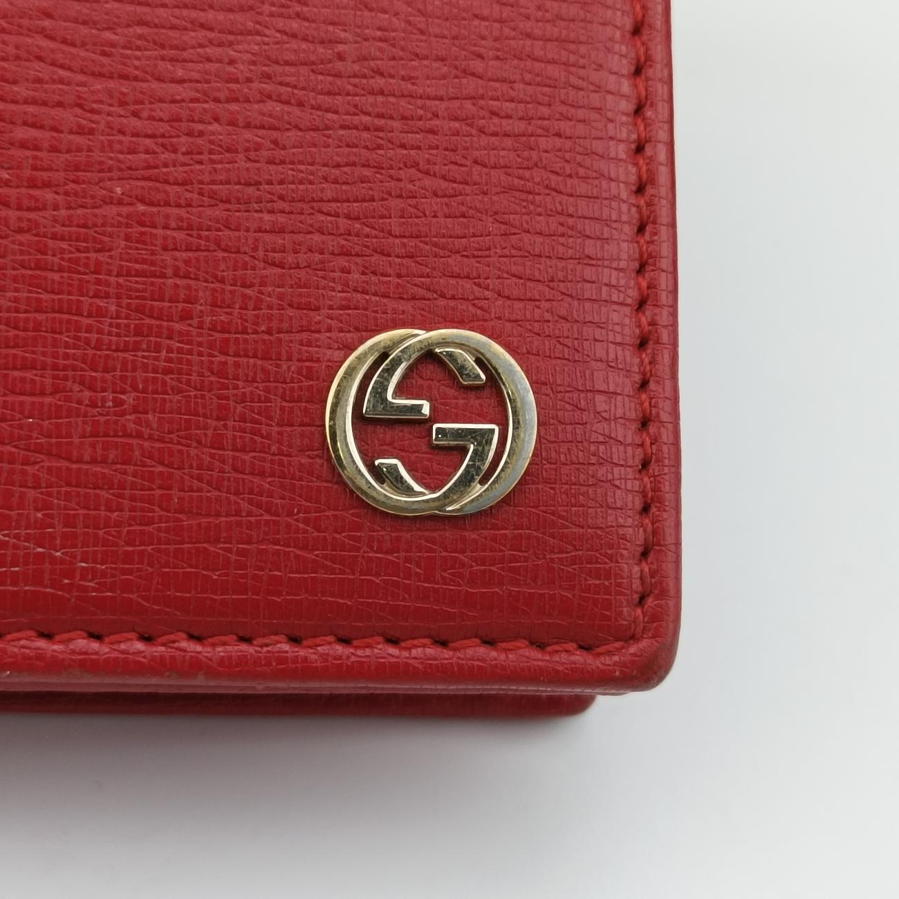 Interlocking G Blossom BettyRedLeather354697インターロッキングG ブロッサム ベティレッドレザー354697