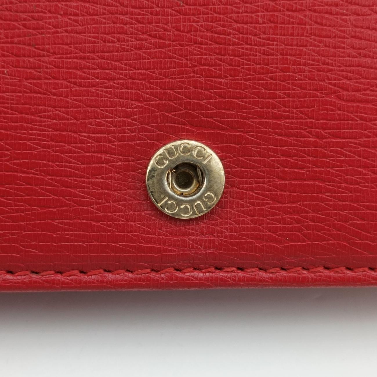 Interlocking G Blossom BettyRedLeather354697インターロッキングG ブロッサム ベティレッドレザー354697
