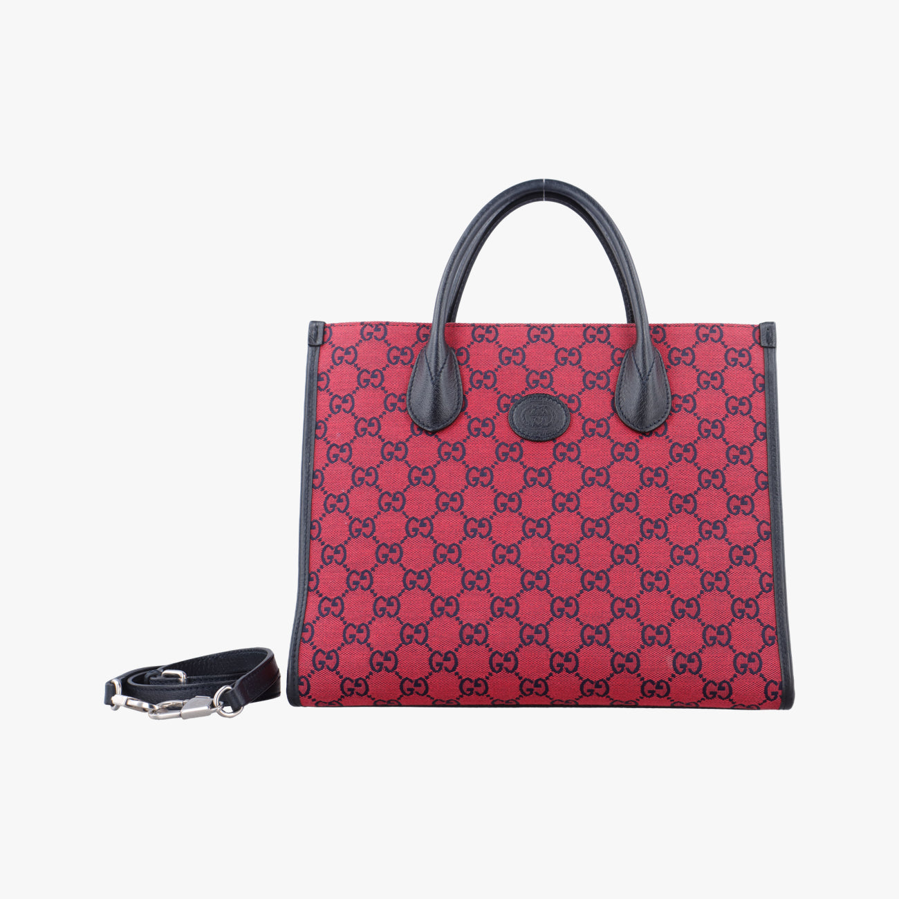 RetroRedJacquard659983F034576149GGスモール トートバッグレッドジャガード659983F034576149