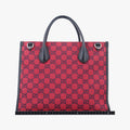 RetroRedJacquard659983F034576149GGスモール トートバッグレッドジャガード659983F034576149