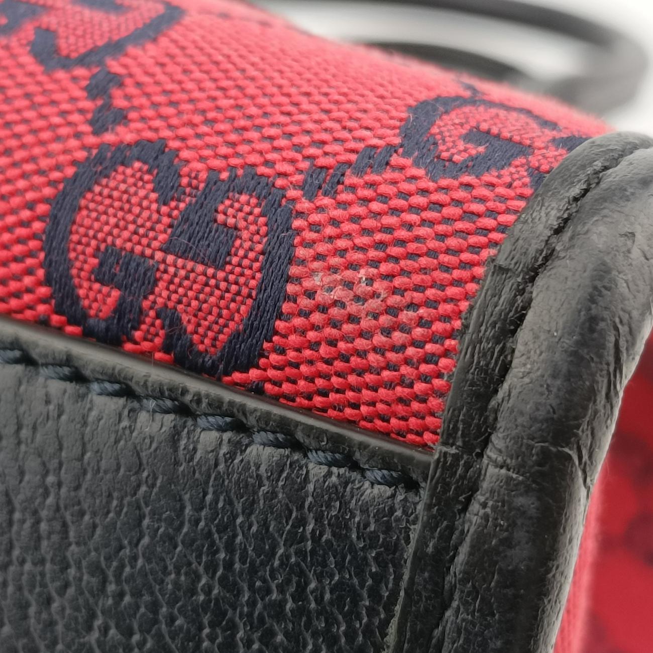 RetroRedJacquard659983F034576149GGスモール トートバッグレッドジャガード659983F034576149