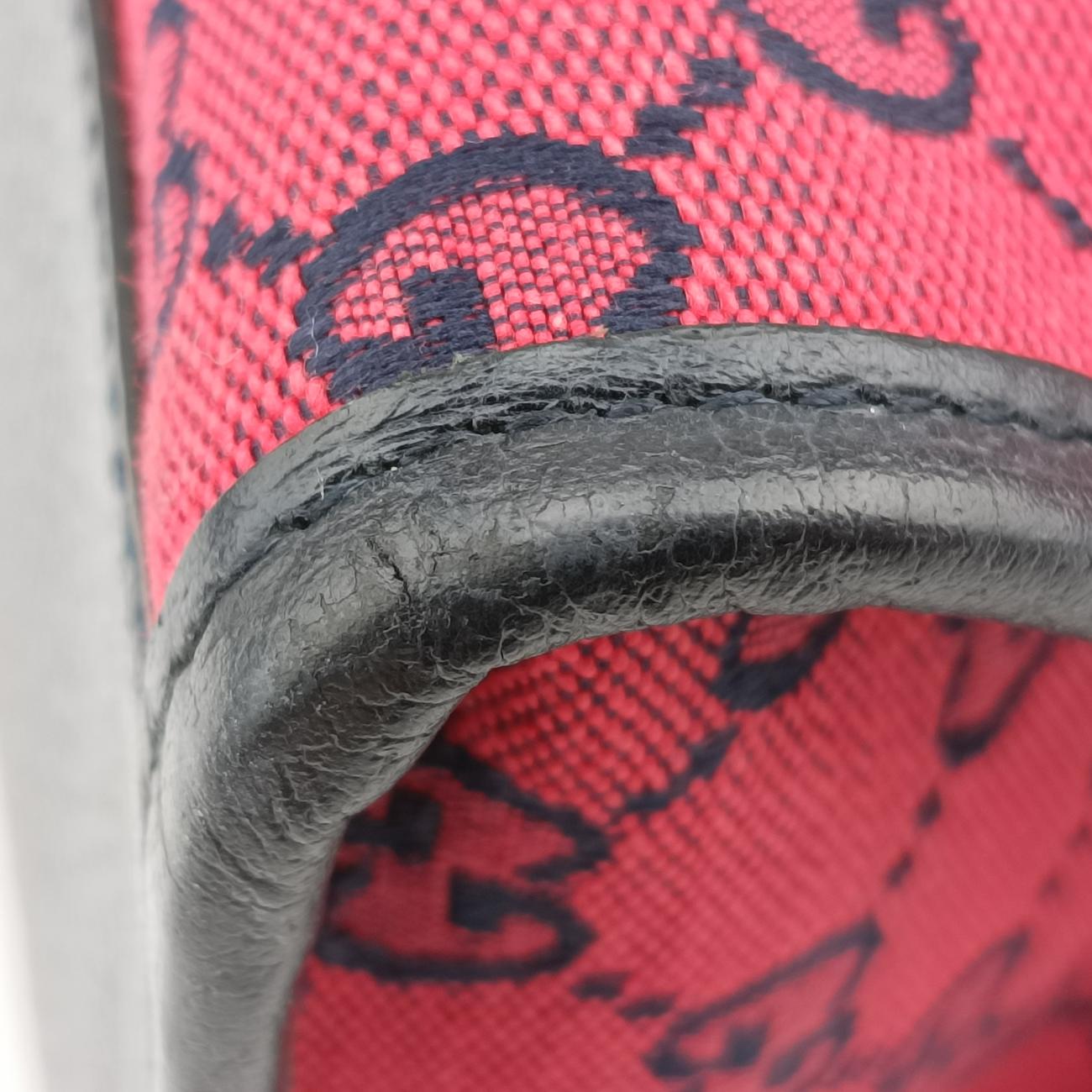 RetroRedJacquard659983F034576149GGスモール トートバッグレッドジャガード659983F034576149
