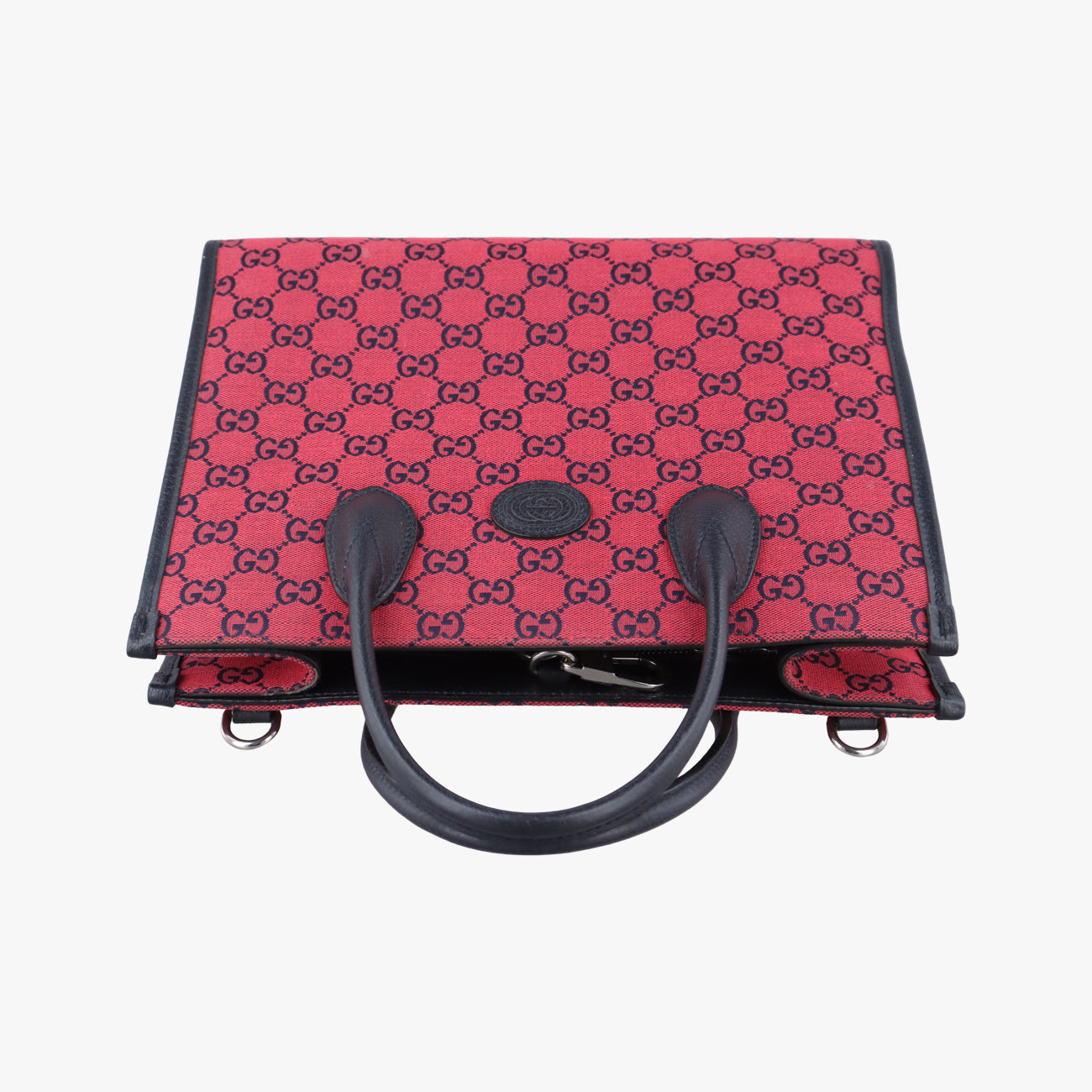 RetroRedJacquard659983F034576149GGスモール トートバッグレッドジャガード659983F034576149