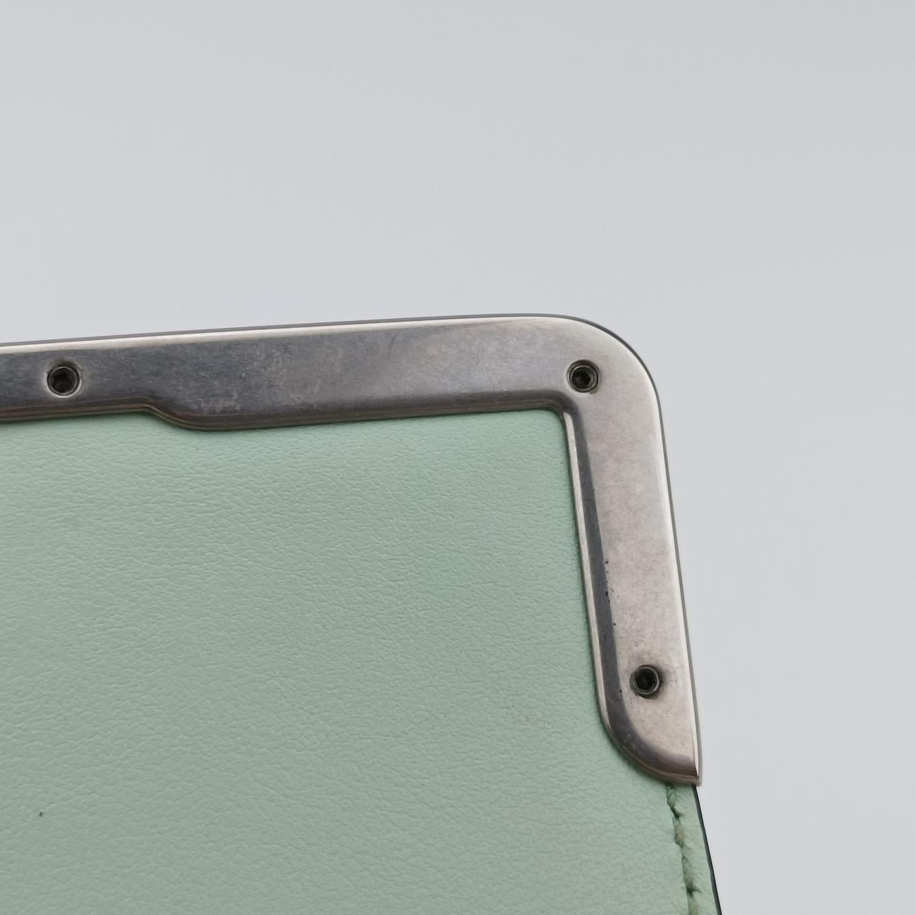 CahierGreenLeather1BH01825カイエグリーンレザー1BH01825