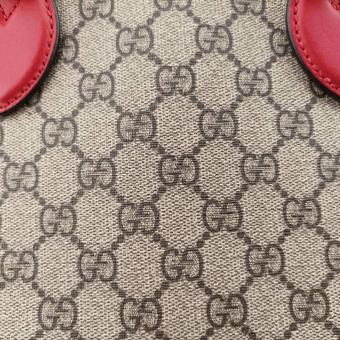 GG SUPREMEBeige x Pink x RedPVC coated canvas409534E019602342GGスプリームベージュ×ピンク×レッドPVCコーティングキャンバス409534E019602342