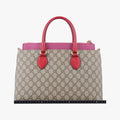 GG SUPREMEBeige x Pink x RedPVC coated canvas409534E019602342GGスプリームベージュ×ピンク×レッドPVCコーティングキャンバス409534E019602342