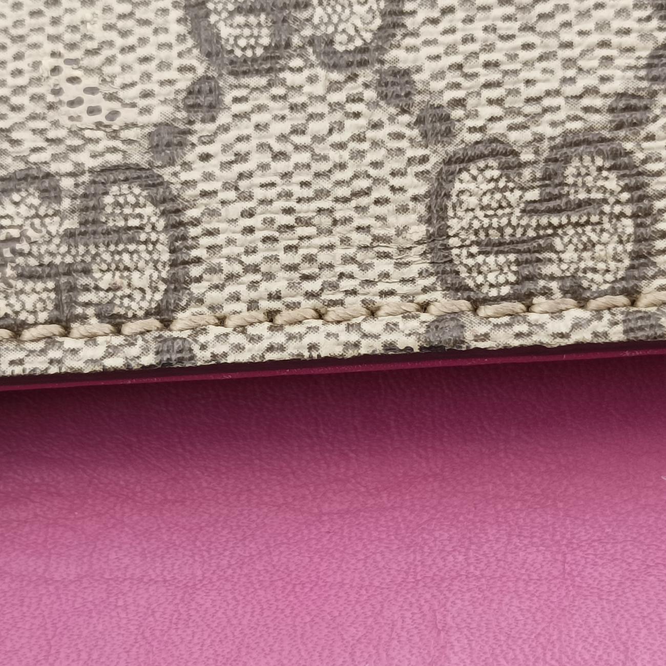 GG SUPREMEBeige x Pink x RedPVC coated canvas409534E019602342GGスプリームベージュ×ピンク×レッドPVCコーティングキャンバス409534E019602342