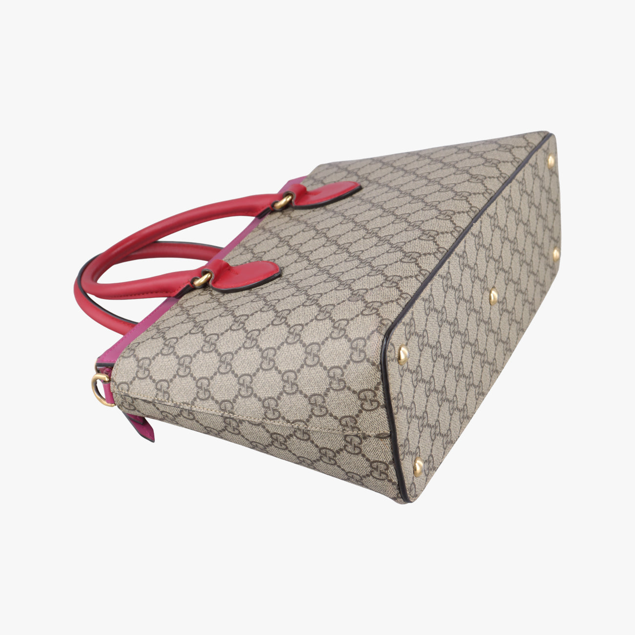 GG SUPREMEBeige x Pink x RedPVC coated canvas409534E019602342GGスプリームベージュ×ピンク×レッドPVCコーティングキャンバス409534E019602342