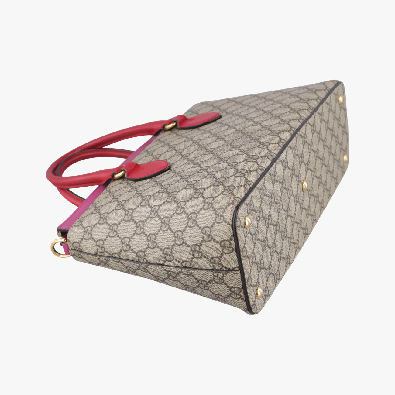 GG SUPREMEBeige x Pink x RedPVC coated canvas409534E019602342GGスプリームベージュ×ピンク×レッドPVCコーティングキャンバス409534E019602342