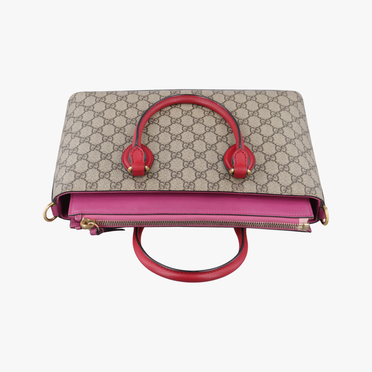 GG SUPREMEBeige x Pink x RedPVC coated canvas409534E019602342GGスプリームベージュ×ピンク×レッドPVCコーティングキャンバス409534E019602342