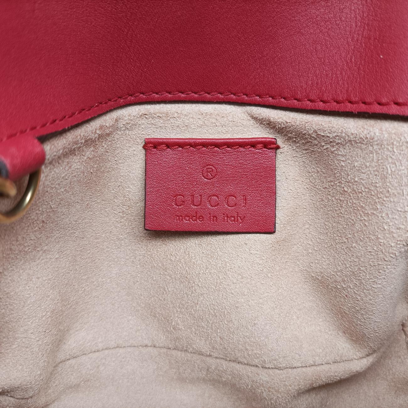 GG MarmontRedLeather476433GGマーモントレッドレザー476433