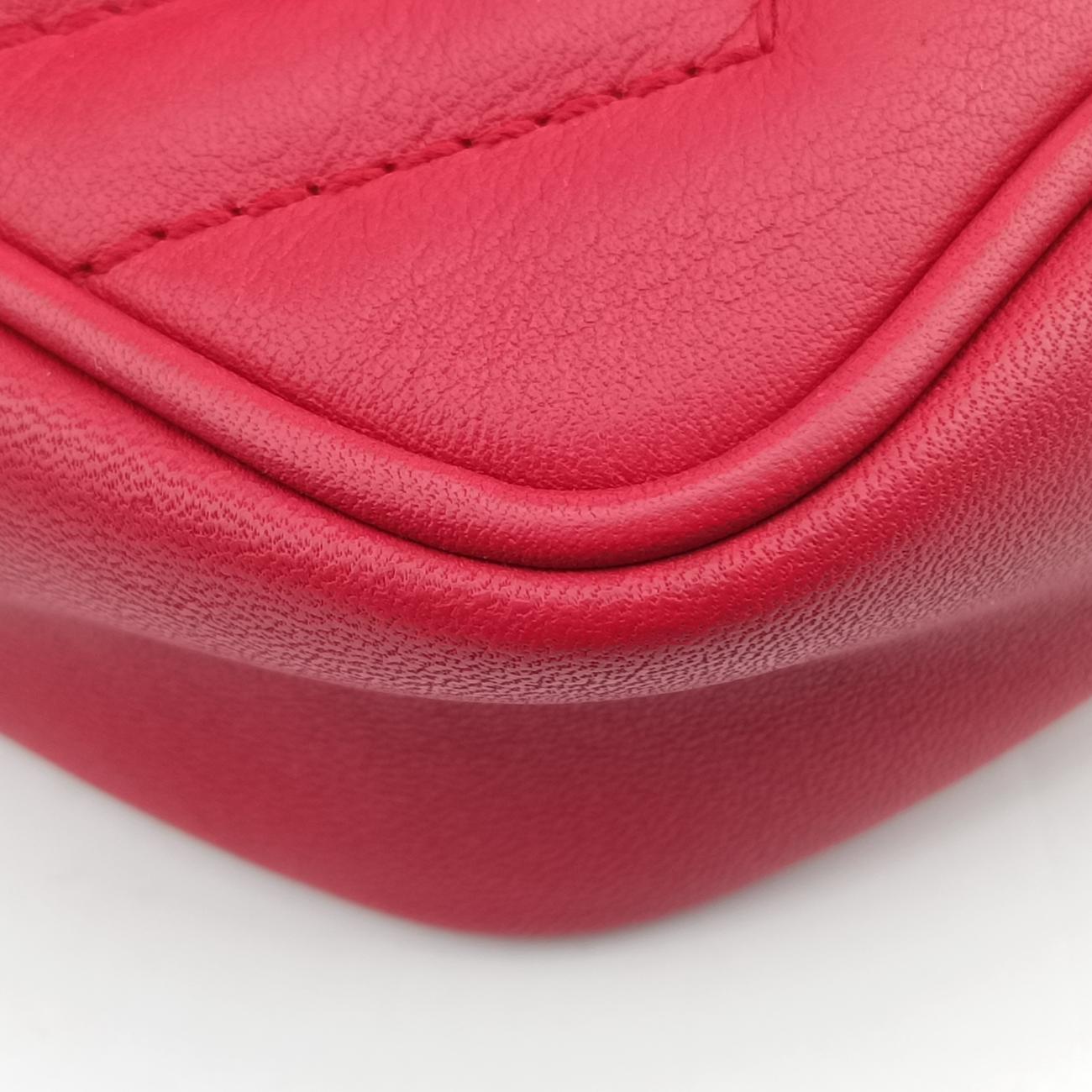 GG MarmontRedLeather476433GGマーモントレッドレザー476433