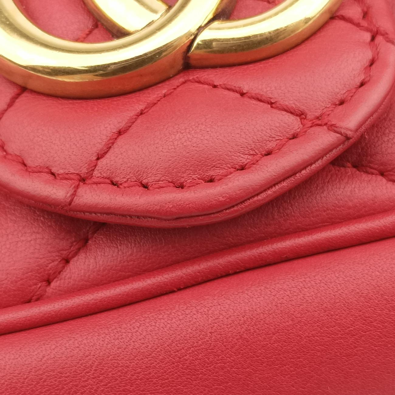 GG MarmontRedLeather476433GGマーモントレッドレザー476433