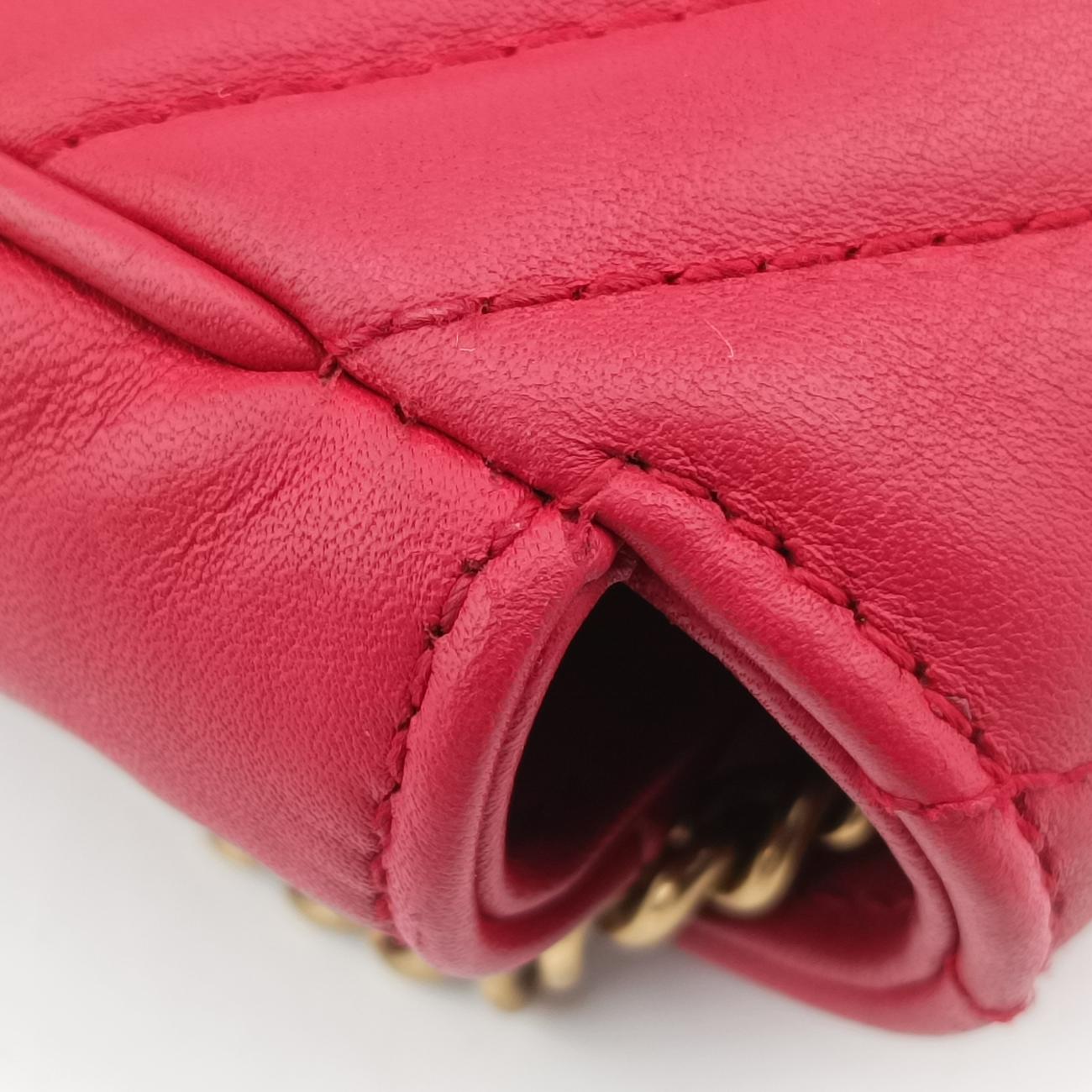 GG MarmontRedLeather476433GGマーモントレッドレザー476433