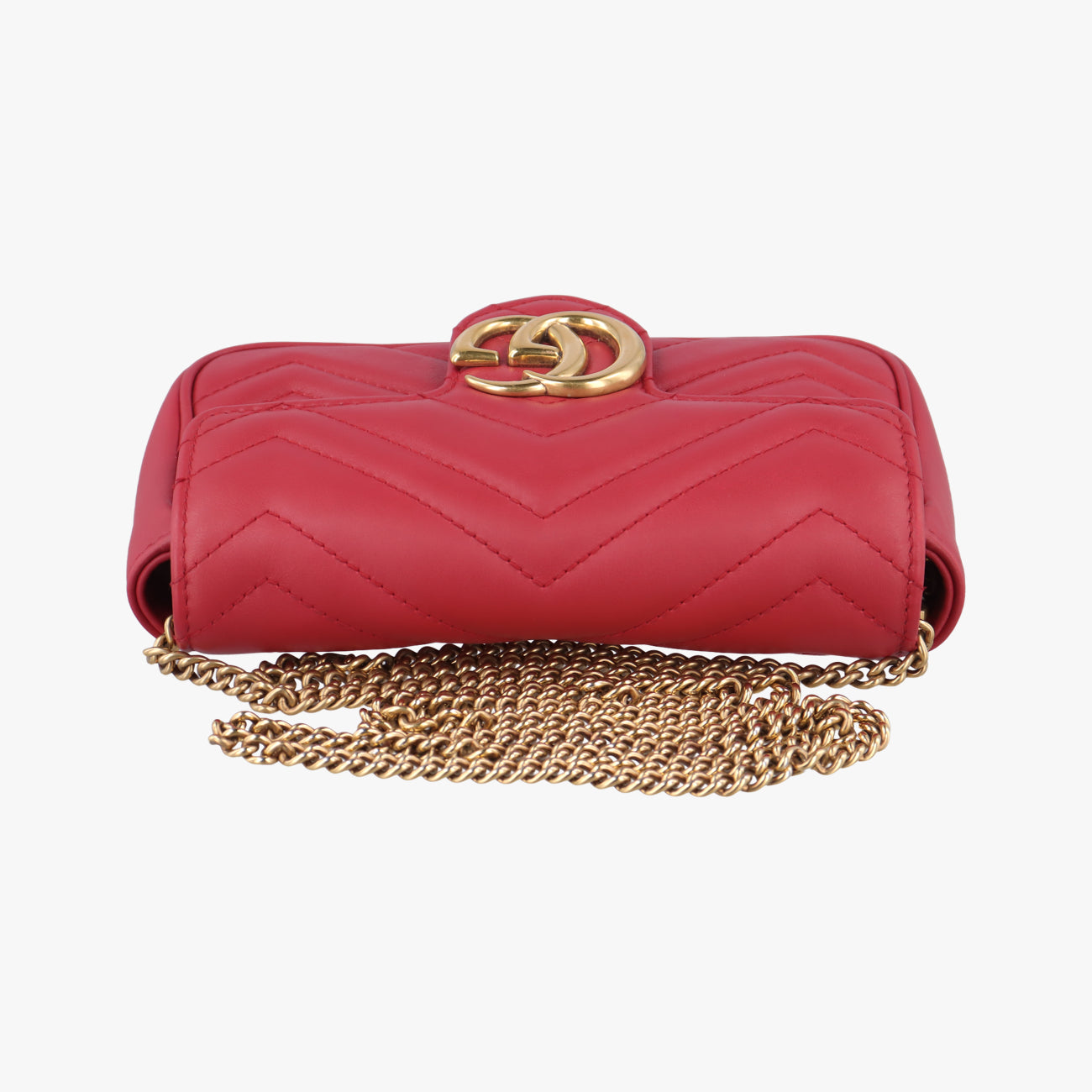 GG MarmontRedLeather476433GGマーモントレッドレザー476433