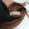 NODINI IntrecciatoBeigelambskinB07573434Lノディーニ イントレチャートベージュラムスキンB07573434L
