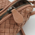 NODINI IntrecciatoBeigelambskinB07573434Lノディーニ イントレチャートベージュラムスキンB07573434L