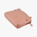 NODINI IntrecciatoBeigelambskinB07573434Lノディーニ イントレチャートベージュラムスキンB07573434L