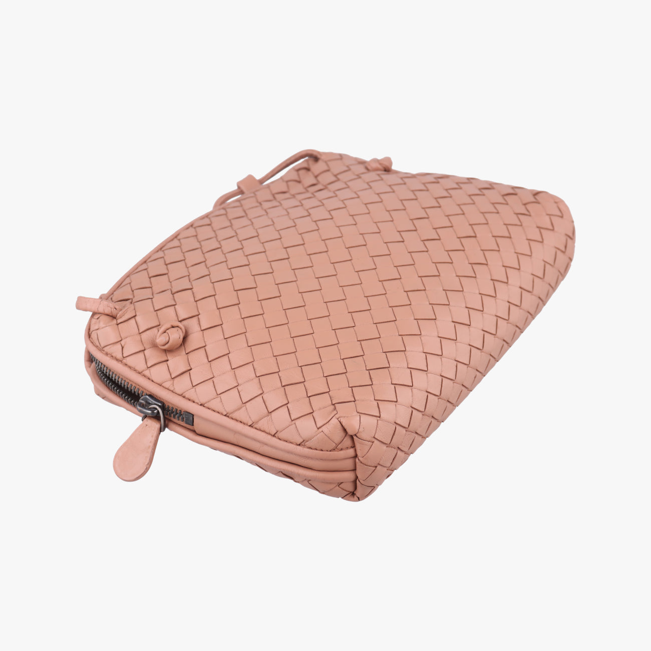NODINI IntrecciatoBeigelambskinB07573434Lノディーニ イントレチャートベージュラムスキンB07573434L