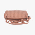 NODINI IntrecciatoBeigelambskinB07573434Lノディーニ イントレチャートベージュラムスキンB07573434L
