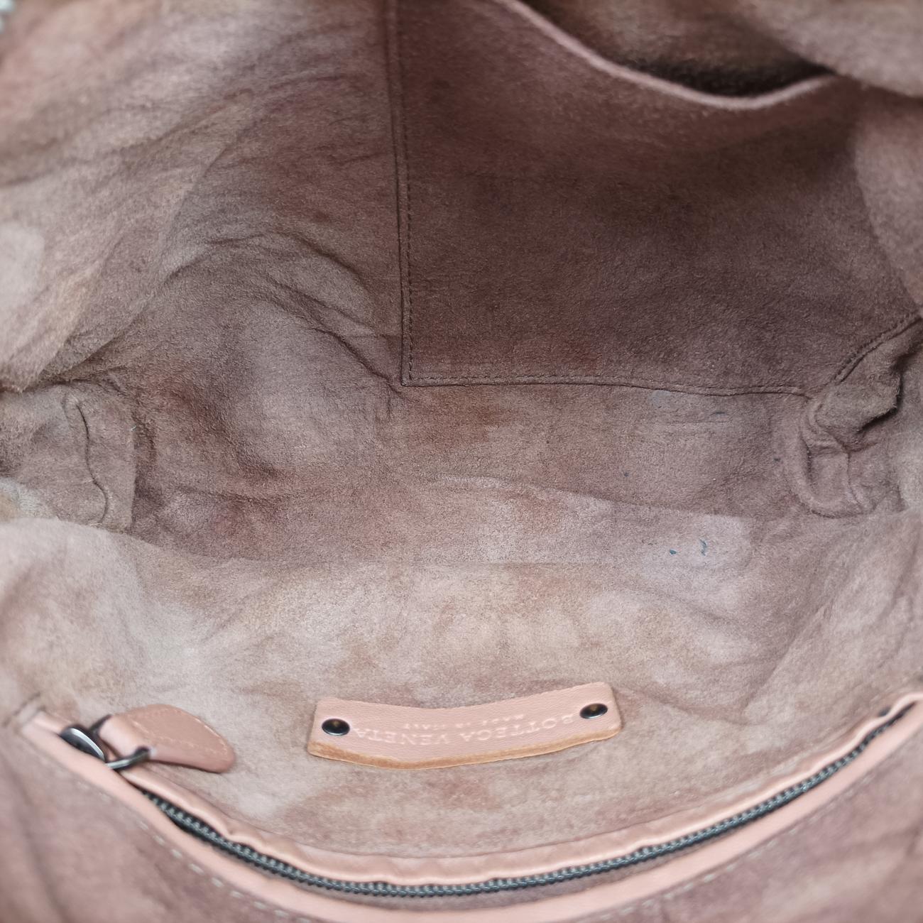 NODINI IntrecciatoBeigelambskinB07573434Lノディーニ イントレチャートベージュラムスキンB07573434L